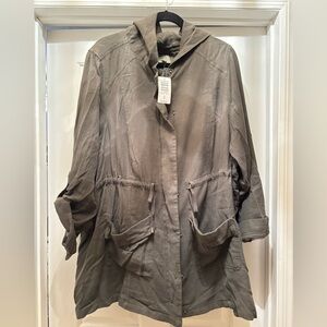 Torrid Olive Hooded Jacket